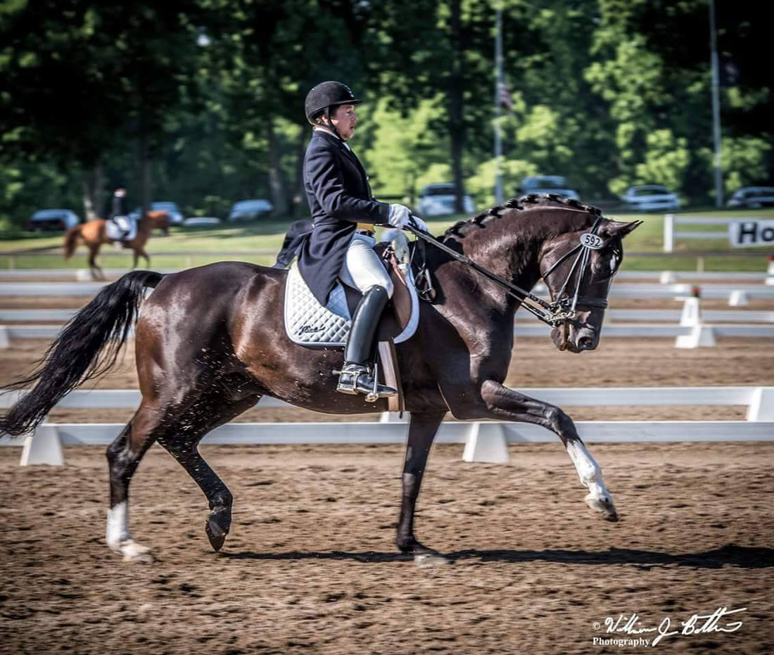 douglas puterbaugh, usdf dressage rider performing