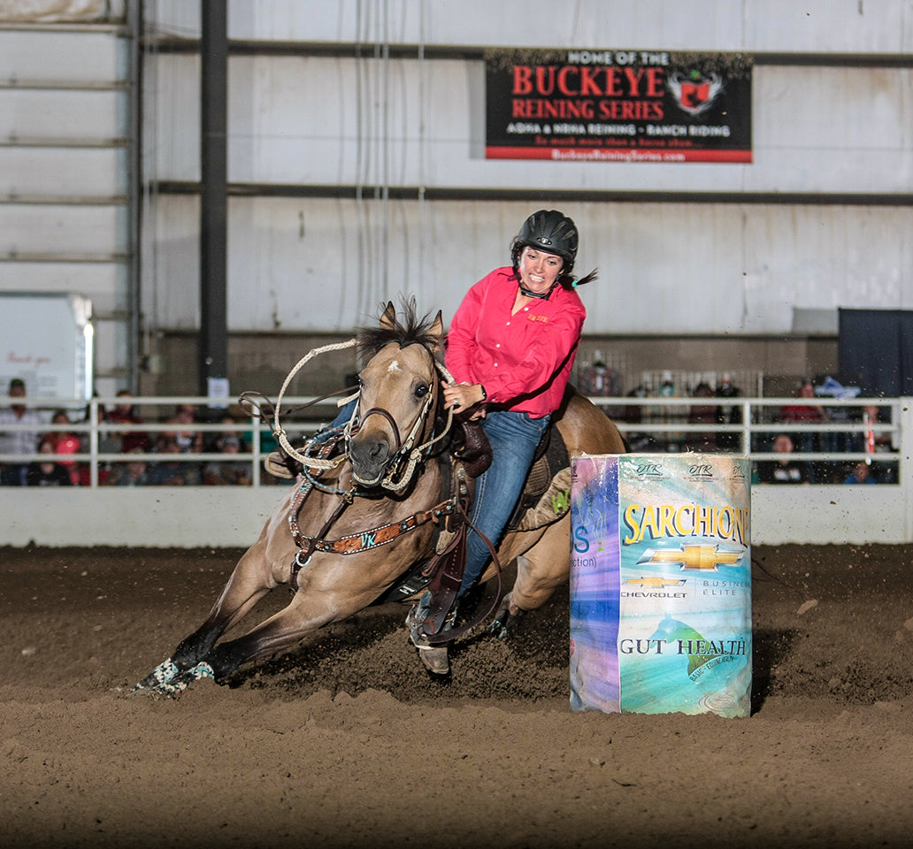 Valerie Kiphart barrel racing