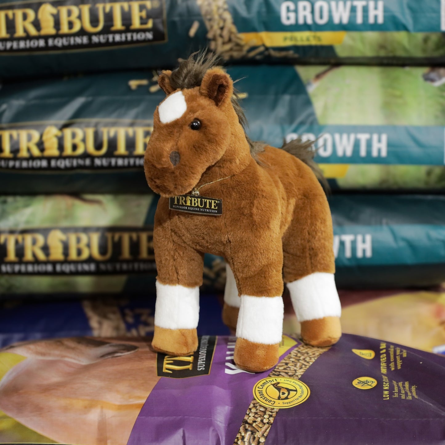 Tribute Collection® Plush Chestnut Horse