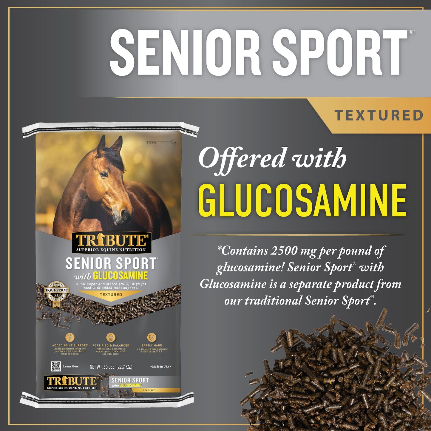 Senior Sport Textured with Glucosamine
