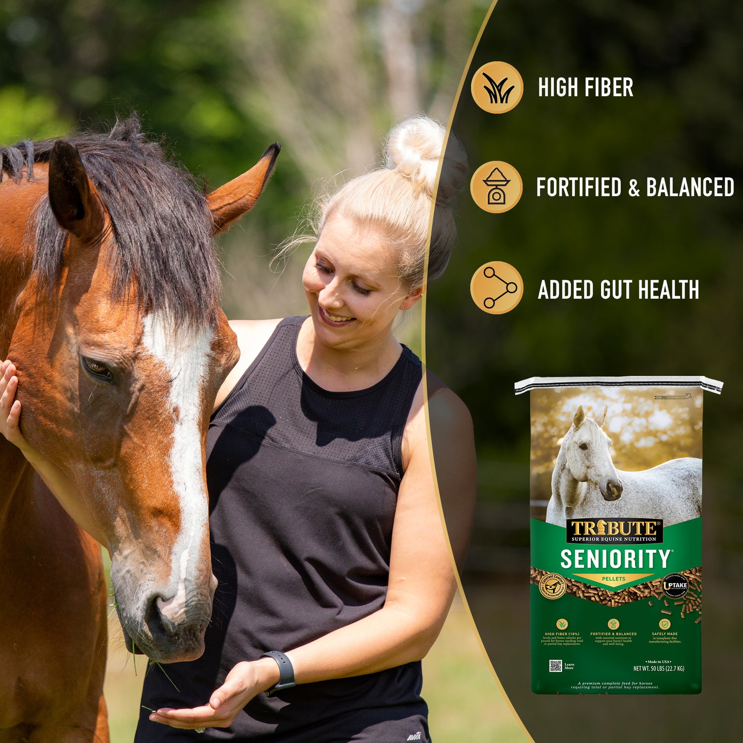 Seniority® Pellet, Hay Replacement Feed