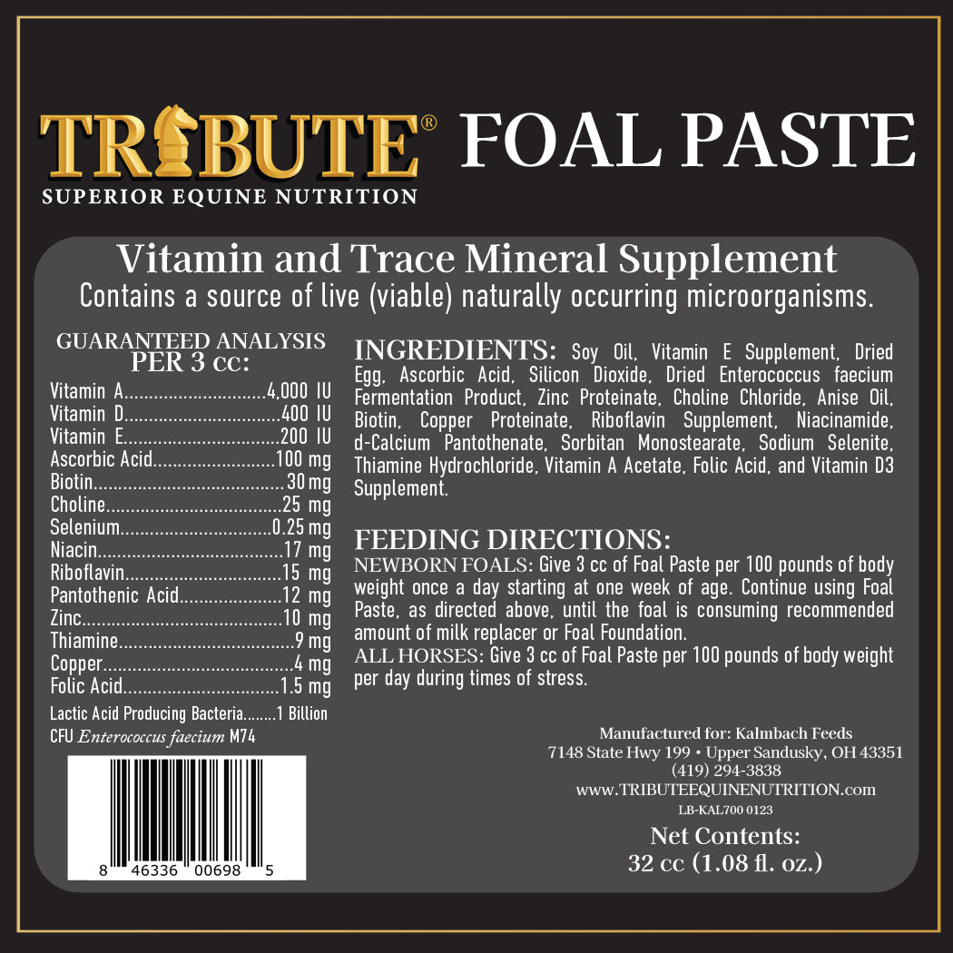 Foal Paste, Nutrient & Probiotic-Packed Supplement