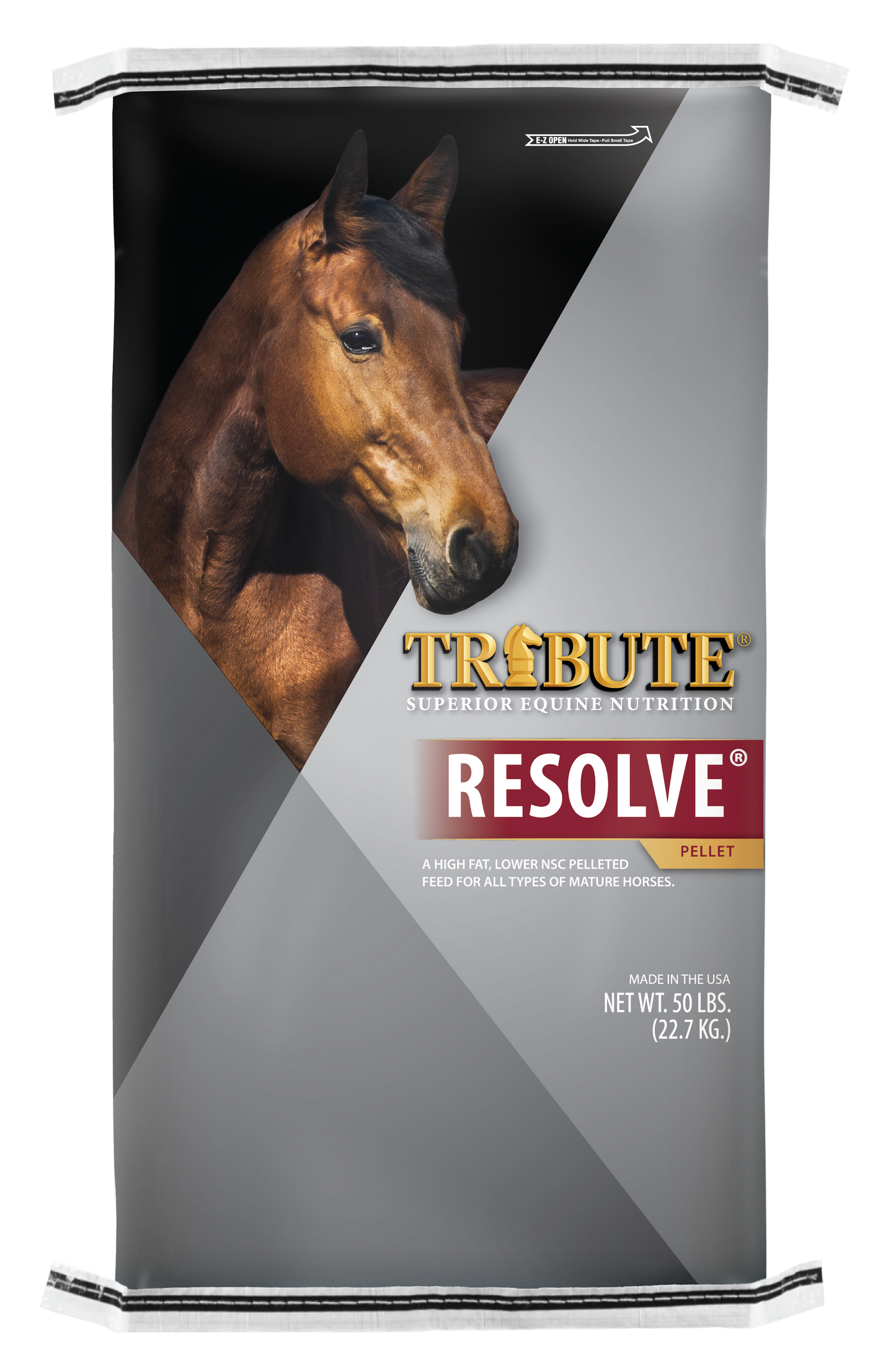Resolve® (Canada), Pelleted, Low NSC, High Fat, High Fiber Feed