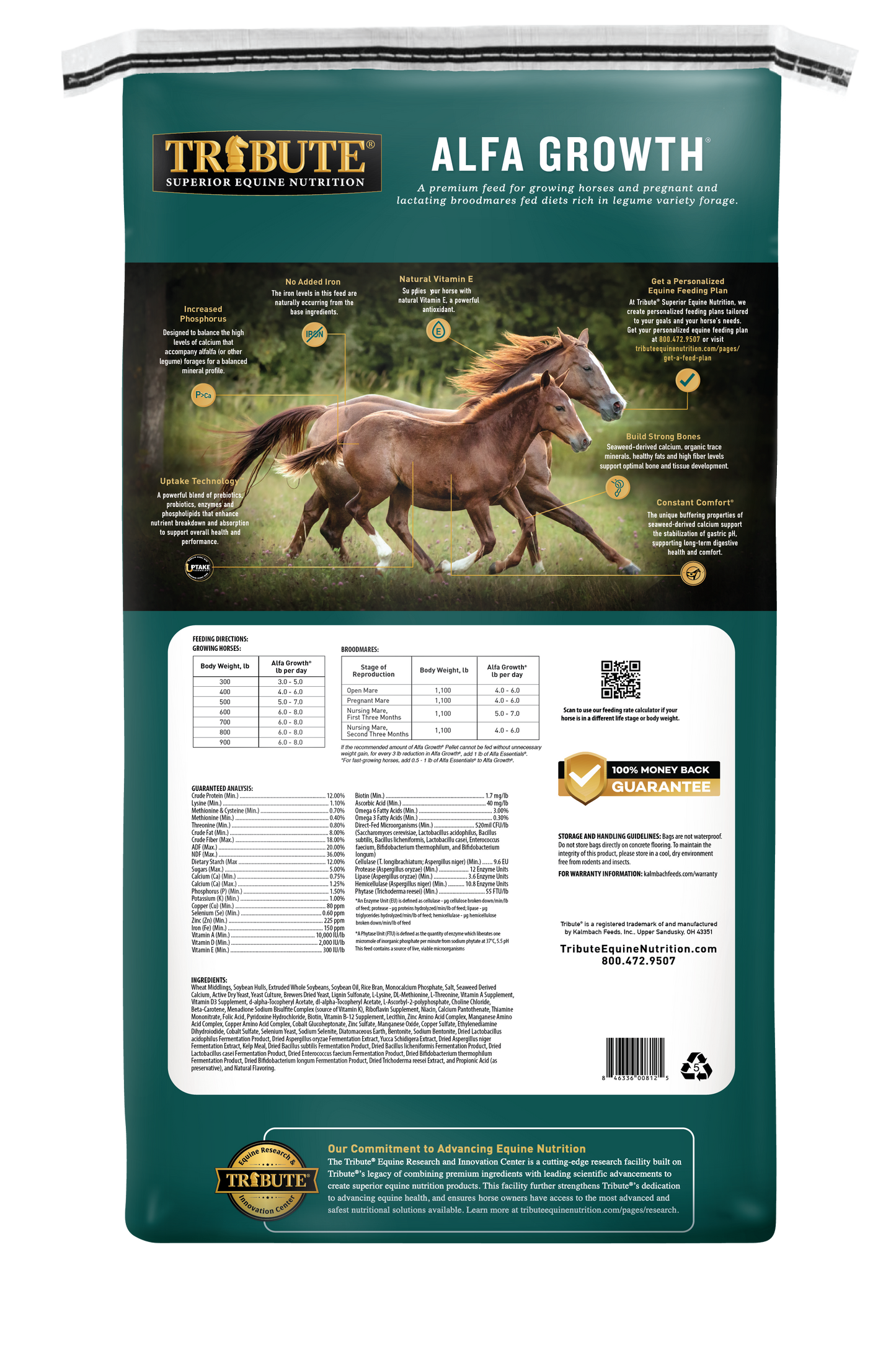 Alfa Growth®, Pelleted Feed for Mares & Foals on Alfalfa Diets