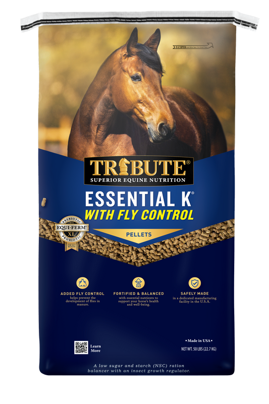 Essential K® with Fly Control, Pelleted, Low NSC Ration Balancer