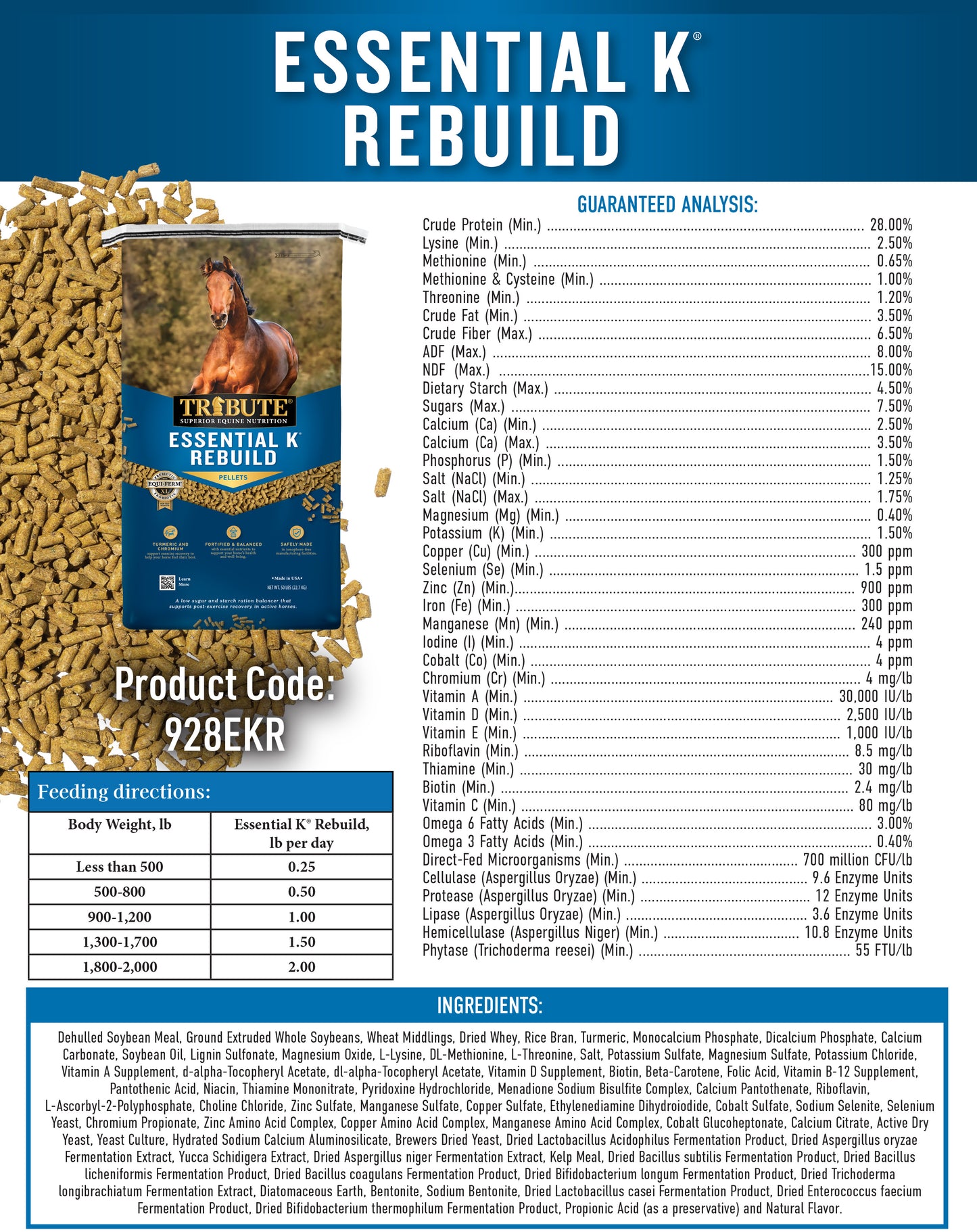 Essential K® Rebuild, Ration Balancer with Turmeric and Chromium