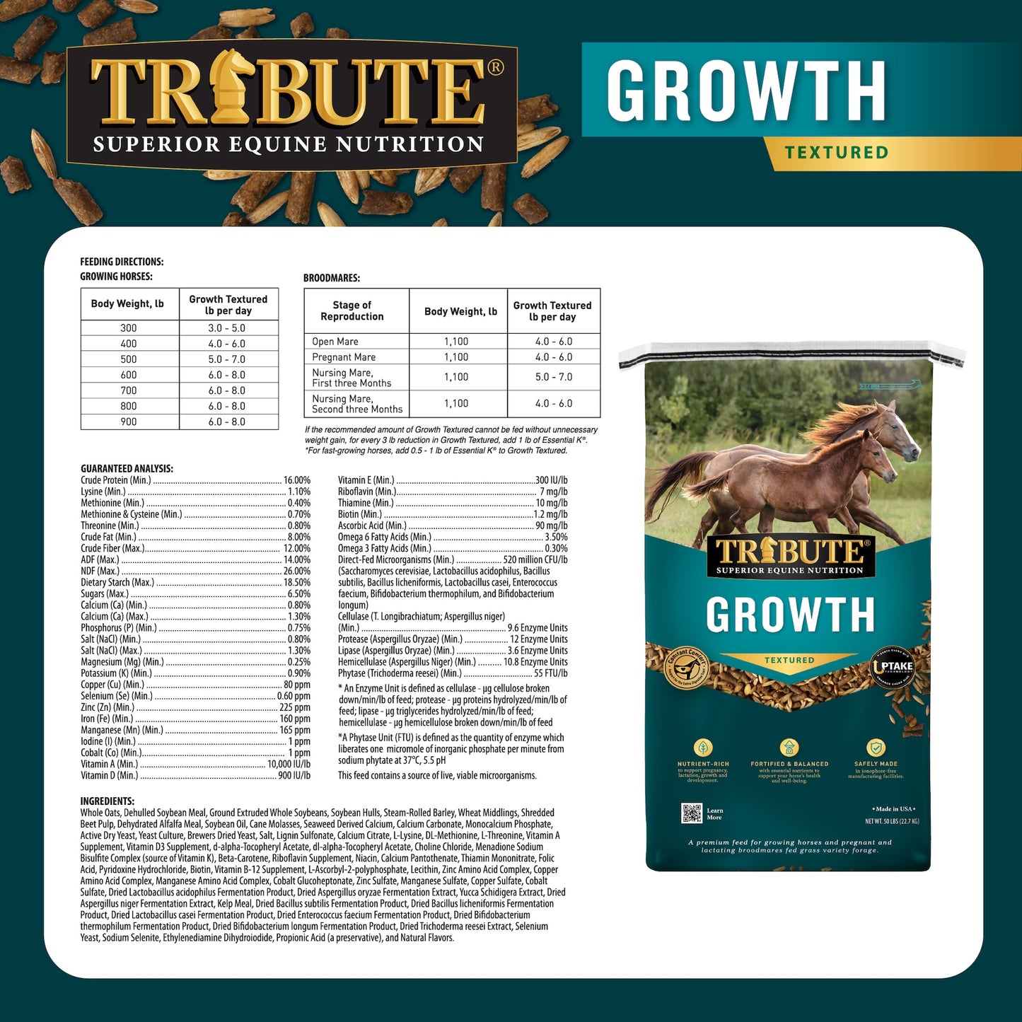 Growth Textured, Mare & Foal Feed