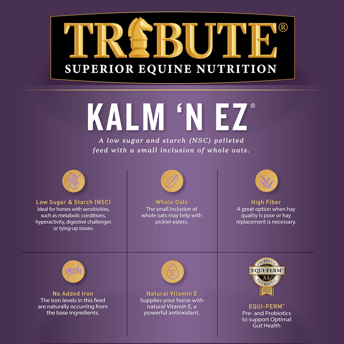 Kalm 'N EZ® Textured, Low NSC Feed