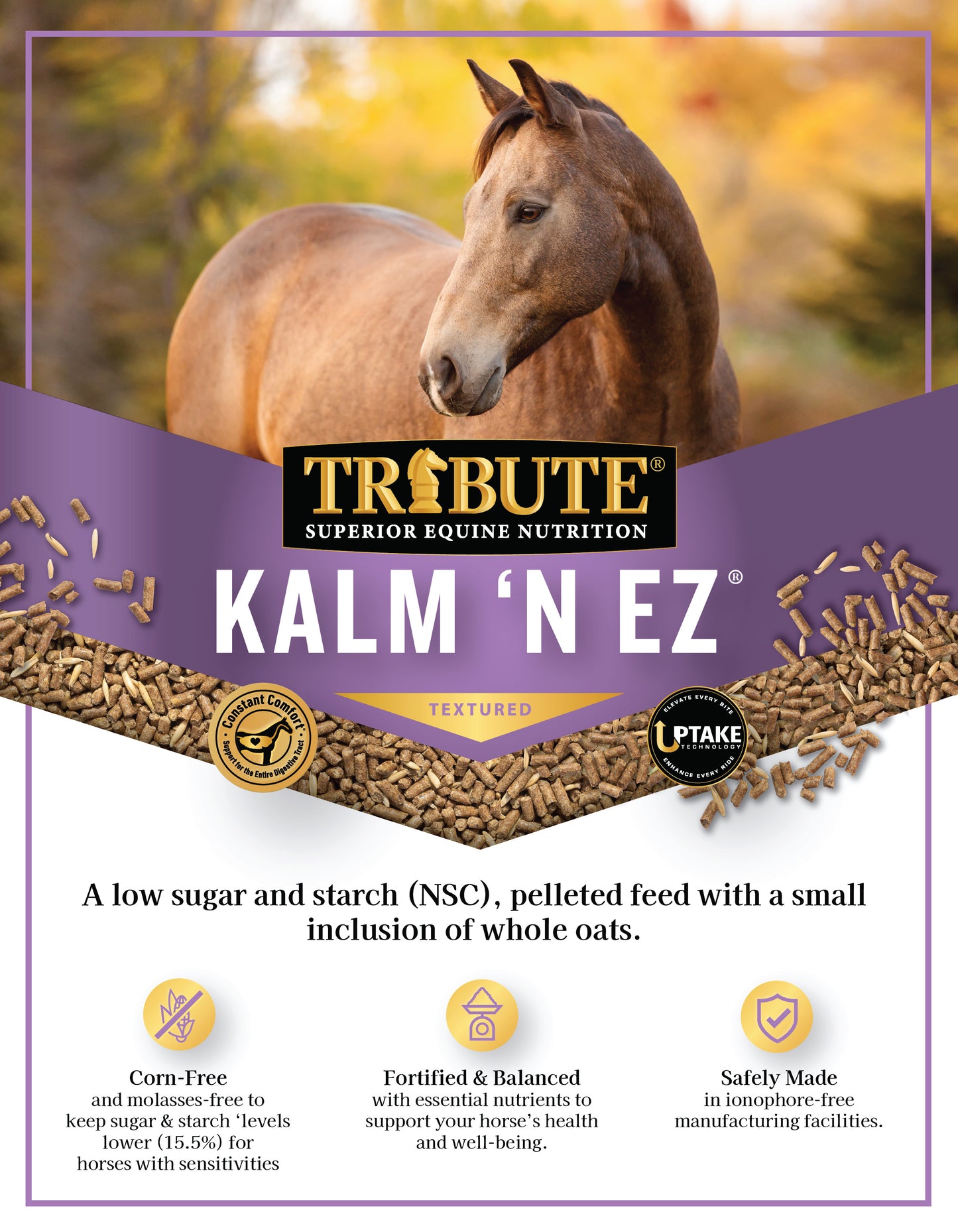 Kalm 'N EZ® Textured, Low NSC Feed