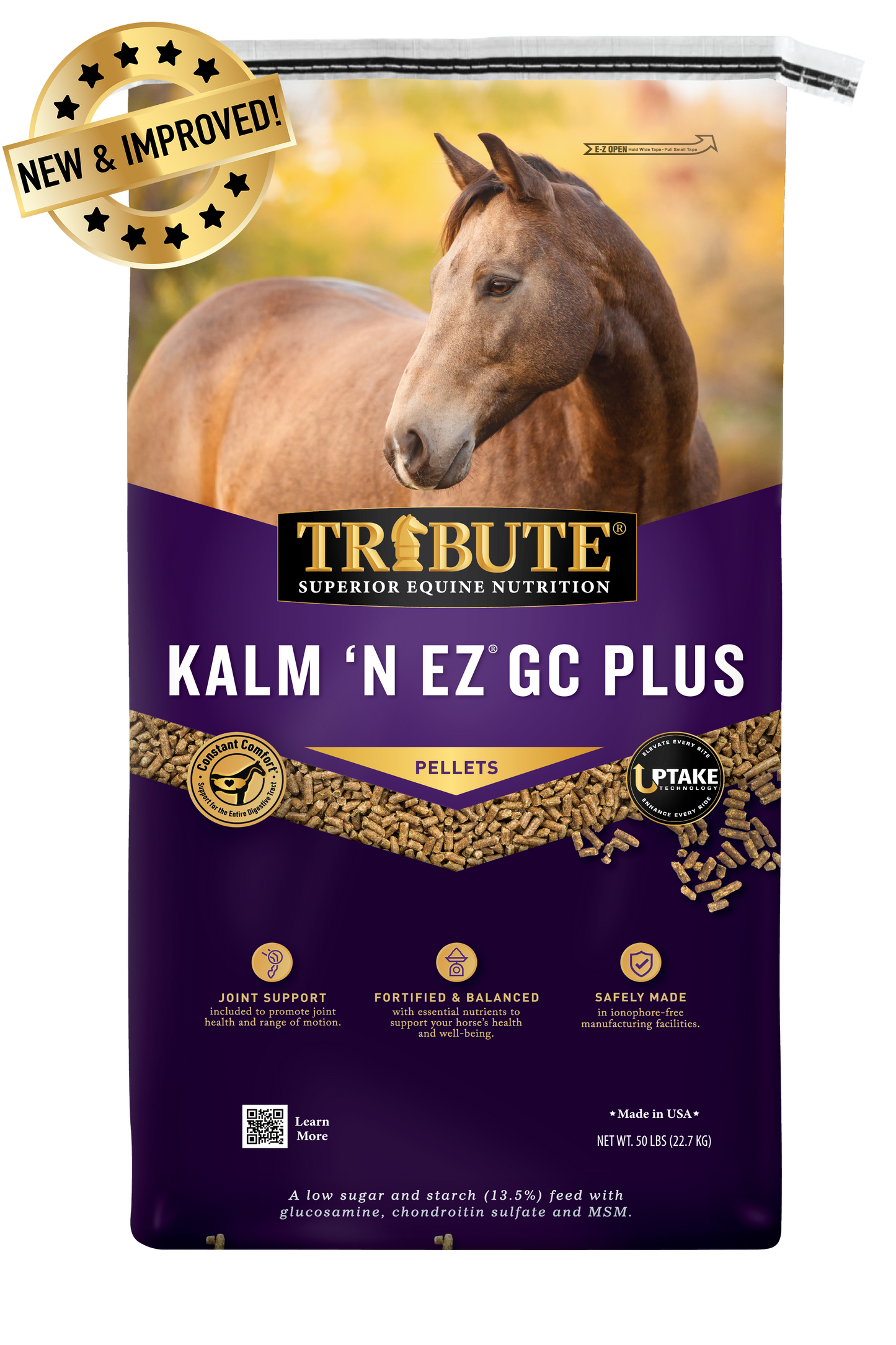 Kalm 'N EZ® GC Plus, Low NSC Feed with Joint Support