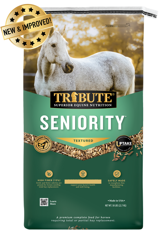 Seniority® Textured, Hay Replacement Feed