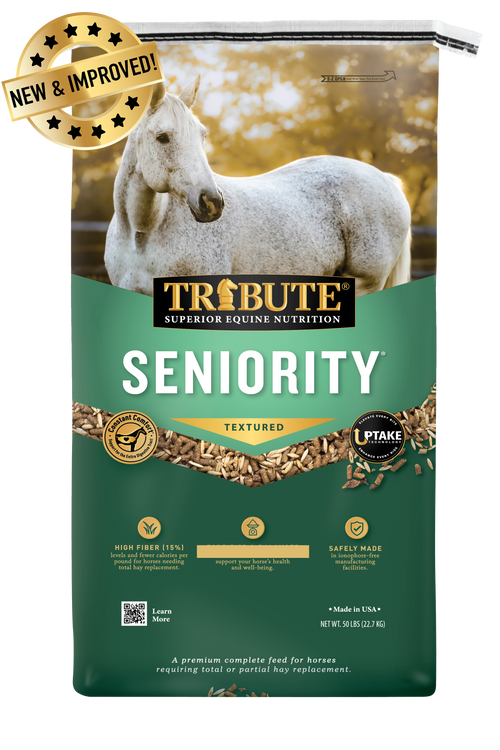 Seniority® Textured, Hay Replacement Feed