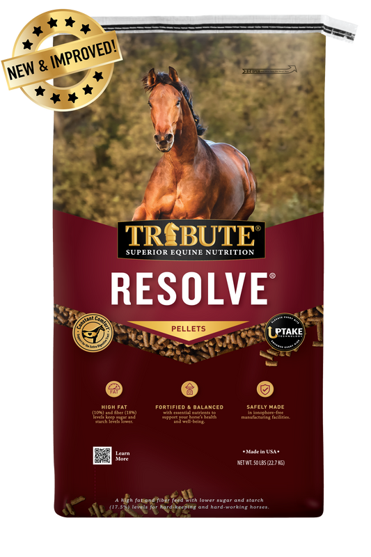 Resolve®, Pelleted, Low NSC, High Fat, High Fiber Feed