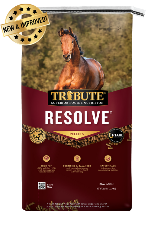 Resolve®, Pelleted, Low NSC, High Fat, High Fiber Feed