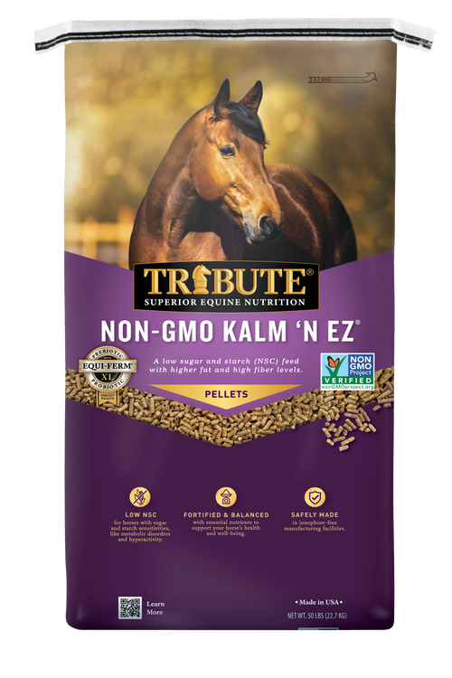 Kalm 'N EZ® Pellet (non-GMO), Low NSC Feed