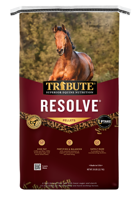 Resolve®, Pelleted, Low NSC, High Fat, High Fiber Feed