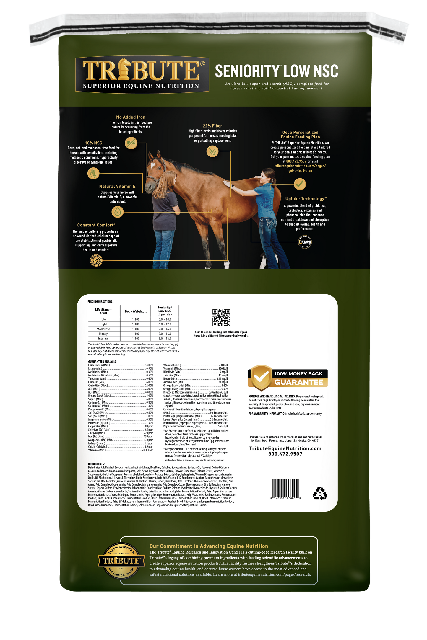 Seniority® Low NSC (10%), Horse Feed