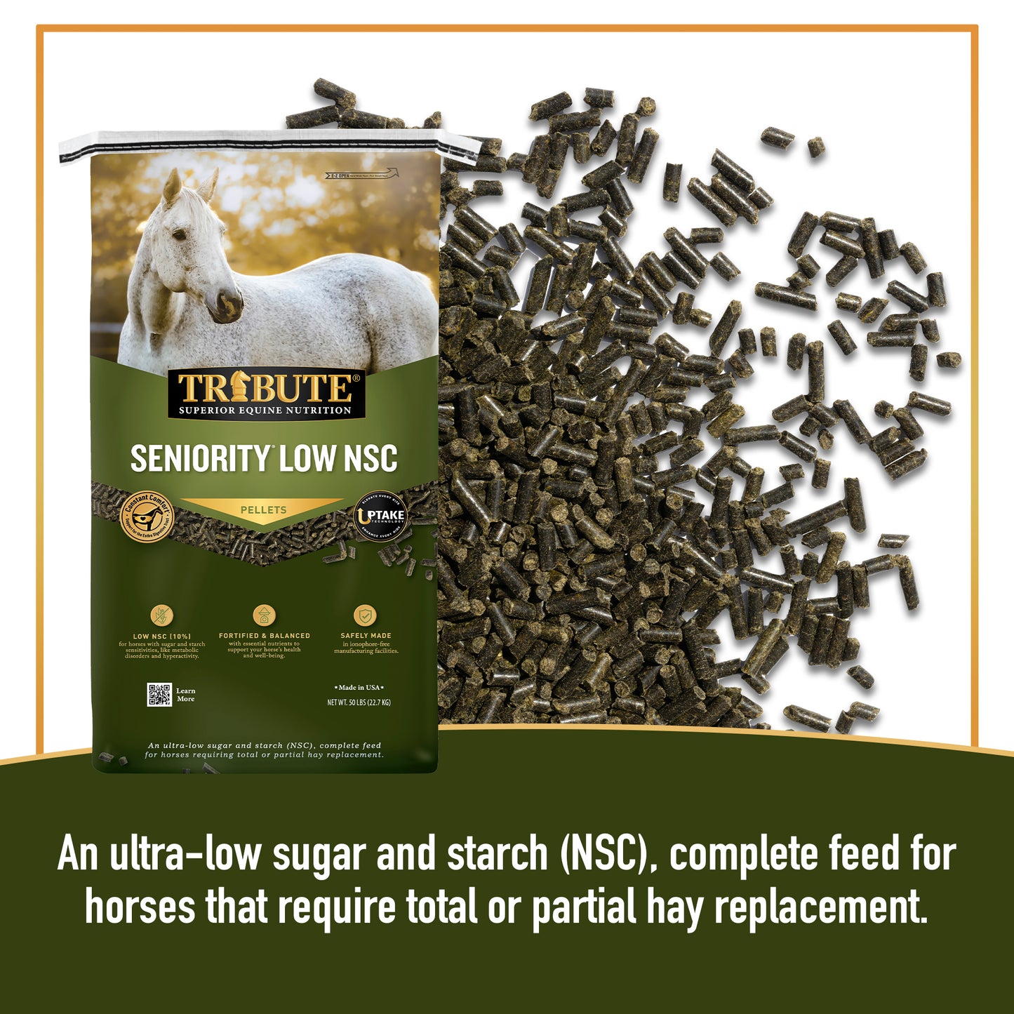 Seniority® Low NSC (10%), Horse Feed