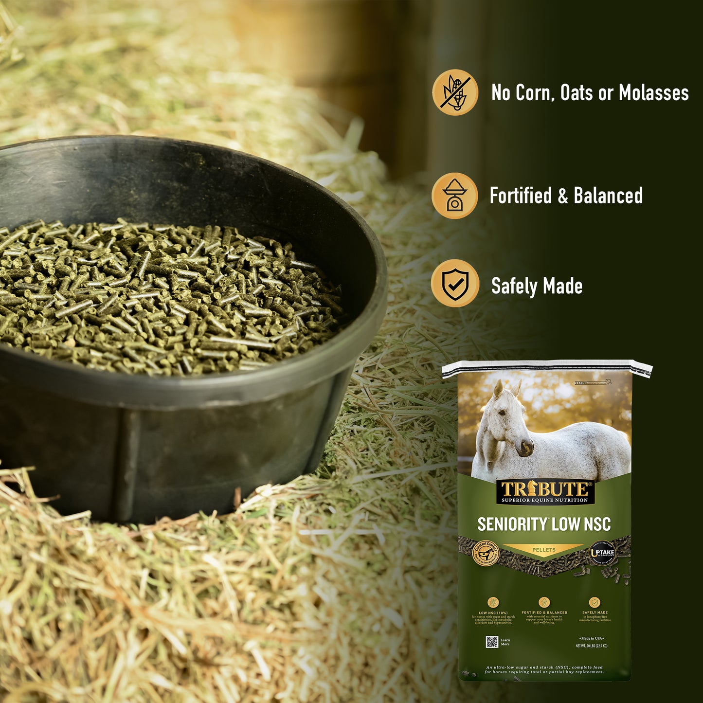 Seniority® Low NSC (10%), Horse Feed