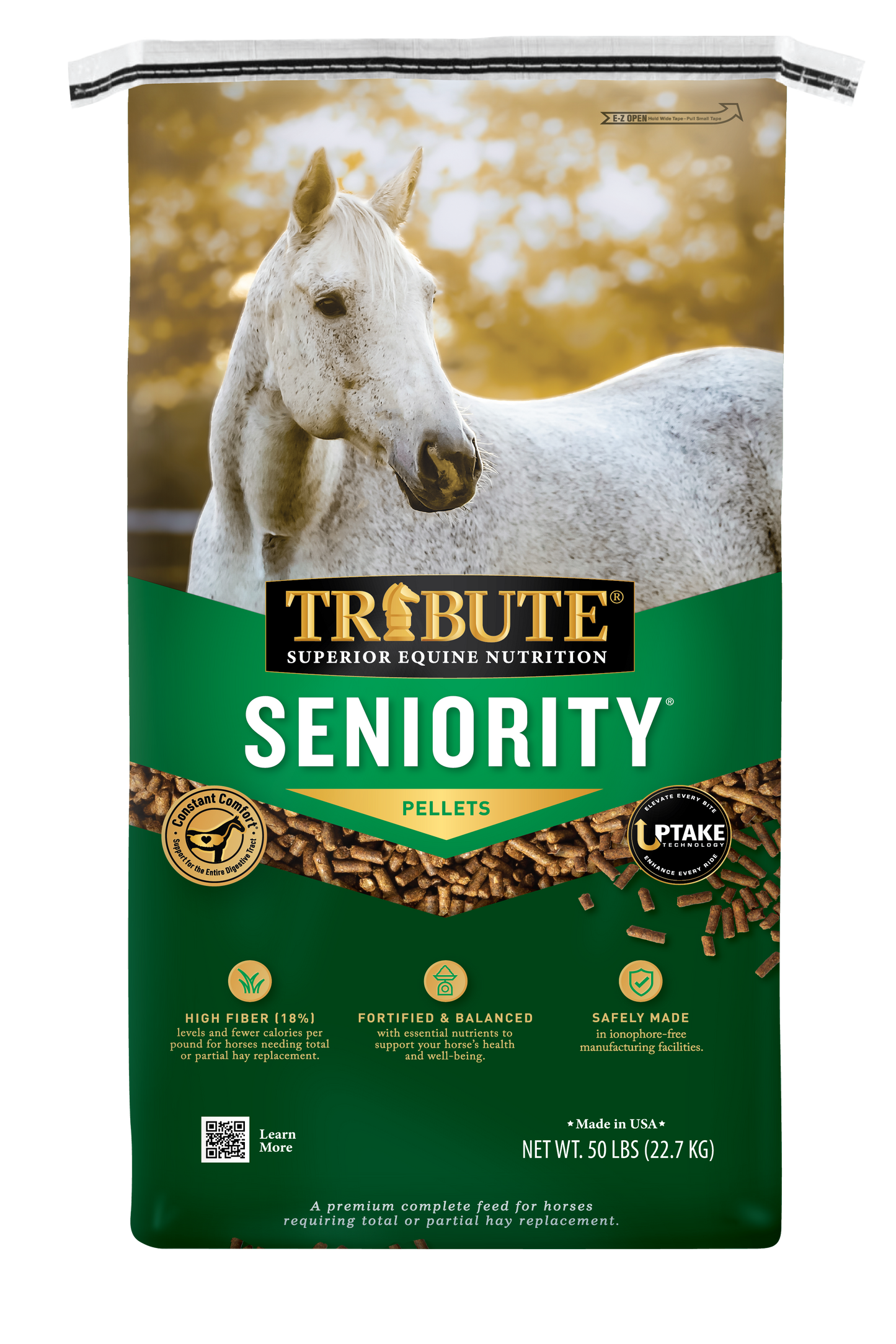 Seniority® Pellet, Hay Replacement Feed
