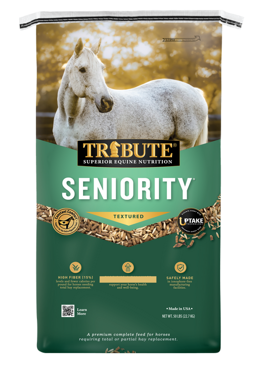 Seniority® Textured, Hay Replacement Feed