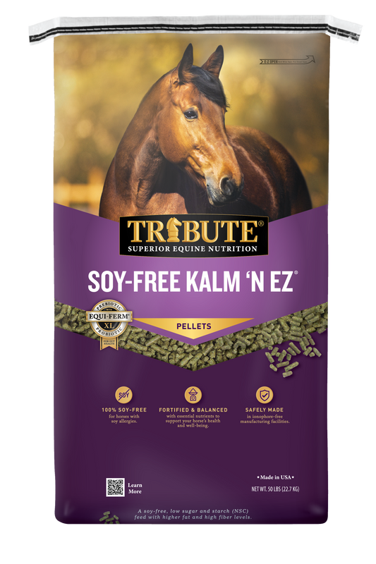 Soy-Free Kalm 'N EZ® Pellet, Low NSC Feed