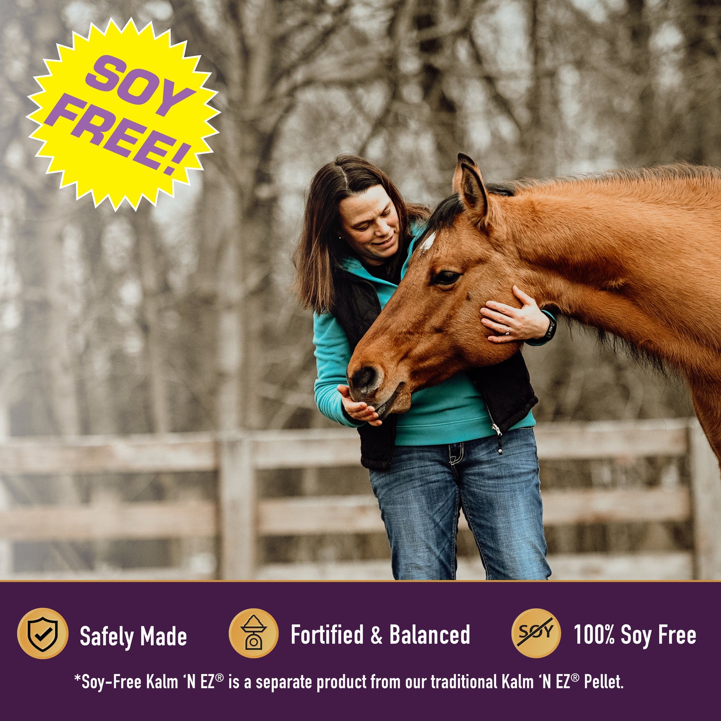 Soy-Free Kalm 'N EZ® Pellet, Low NSC Feed