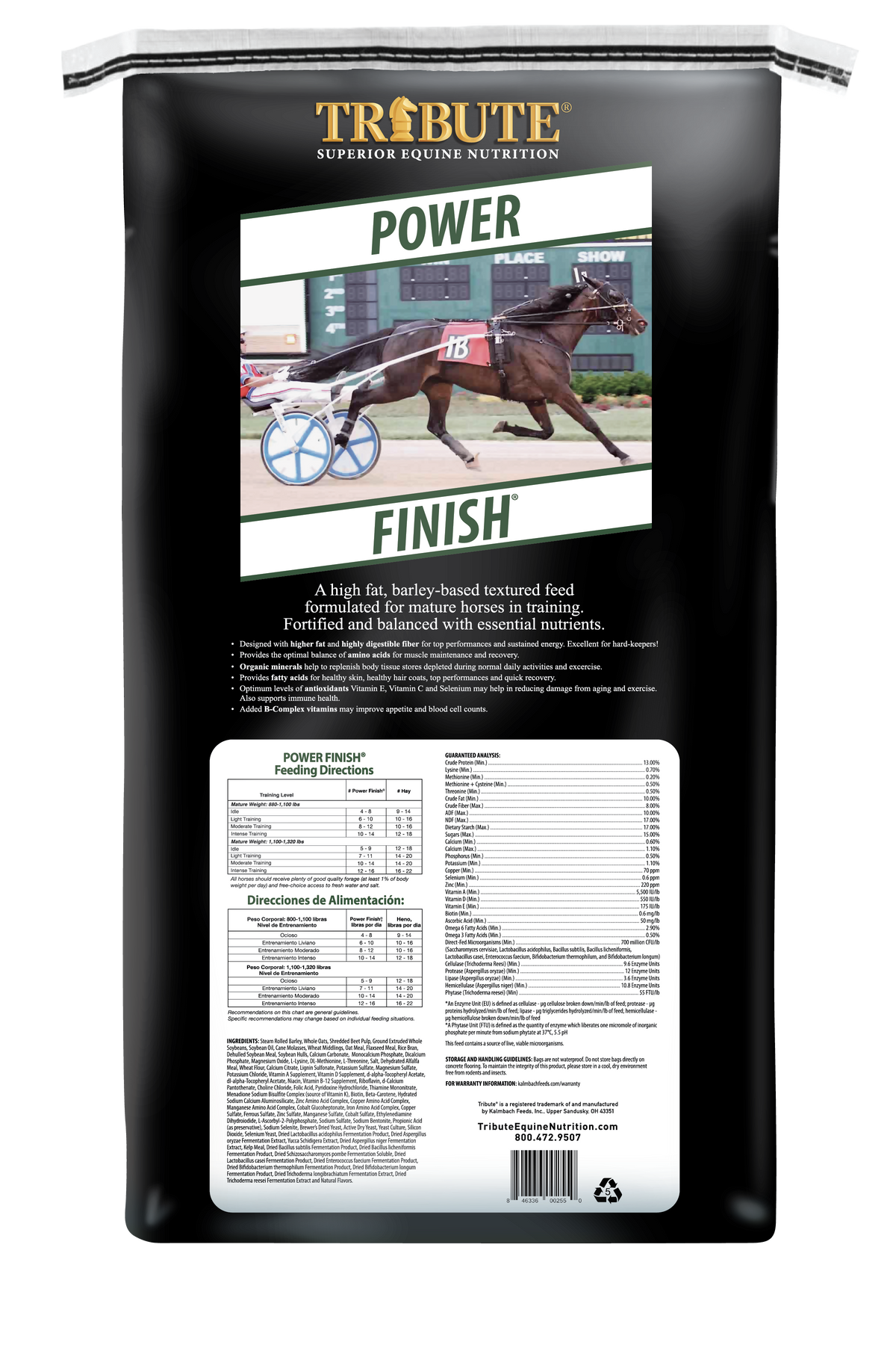 Power Finish®, Textured, Corn-Free Feed for Race Horses