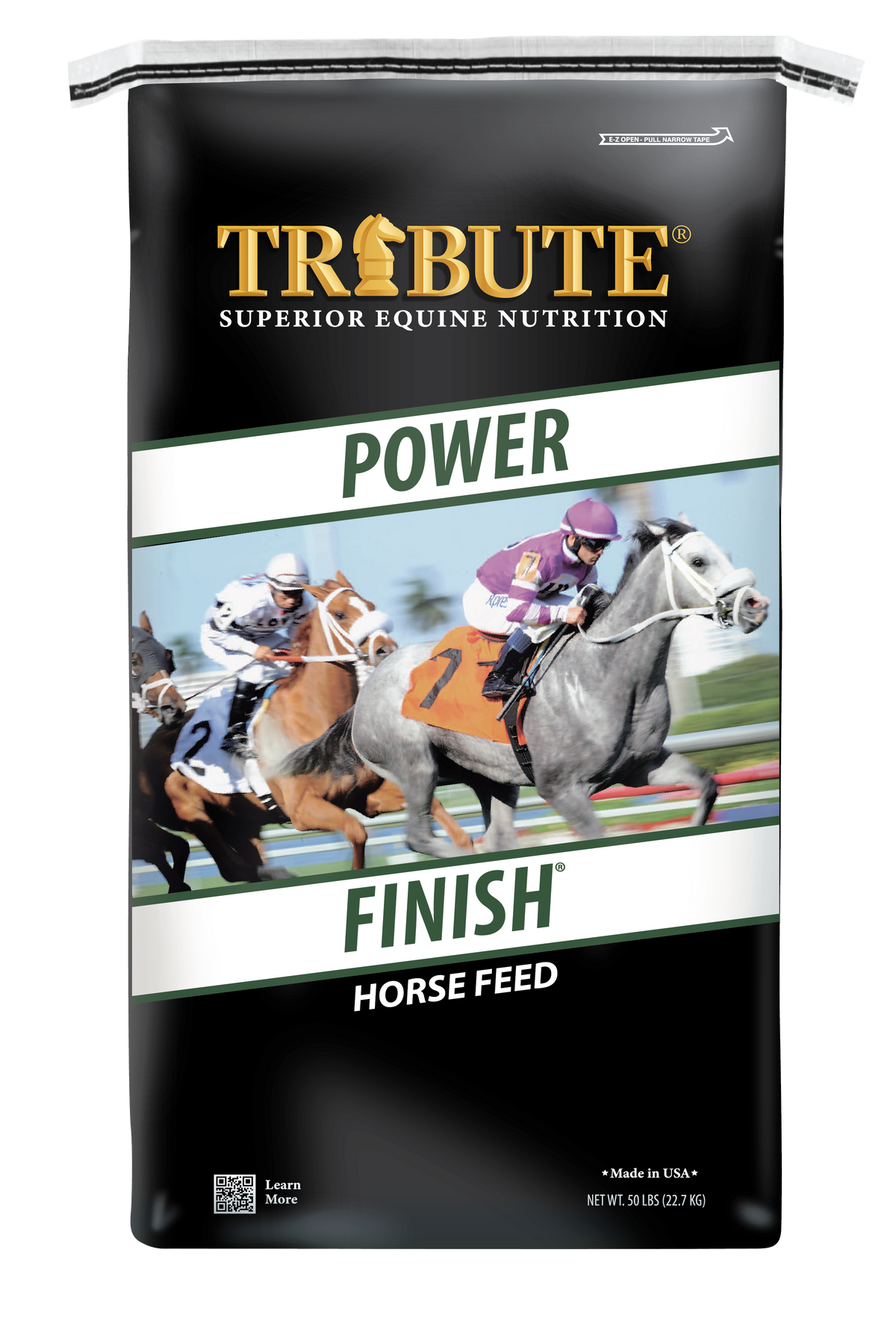 Power Finish®, Textured, Corn-Free Feed for Race Horses