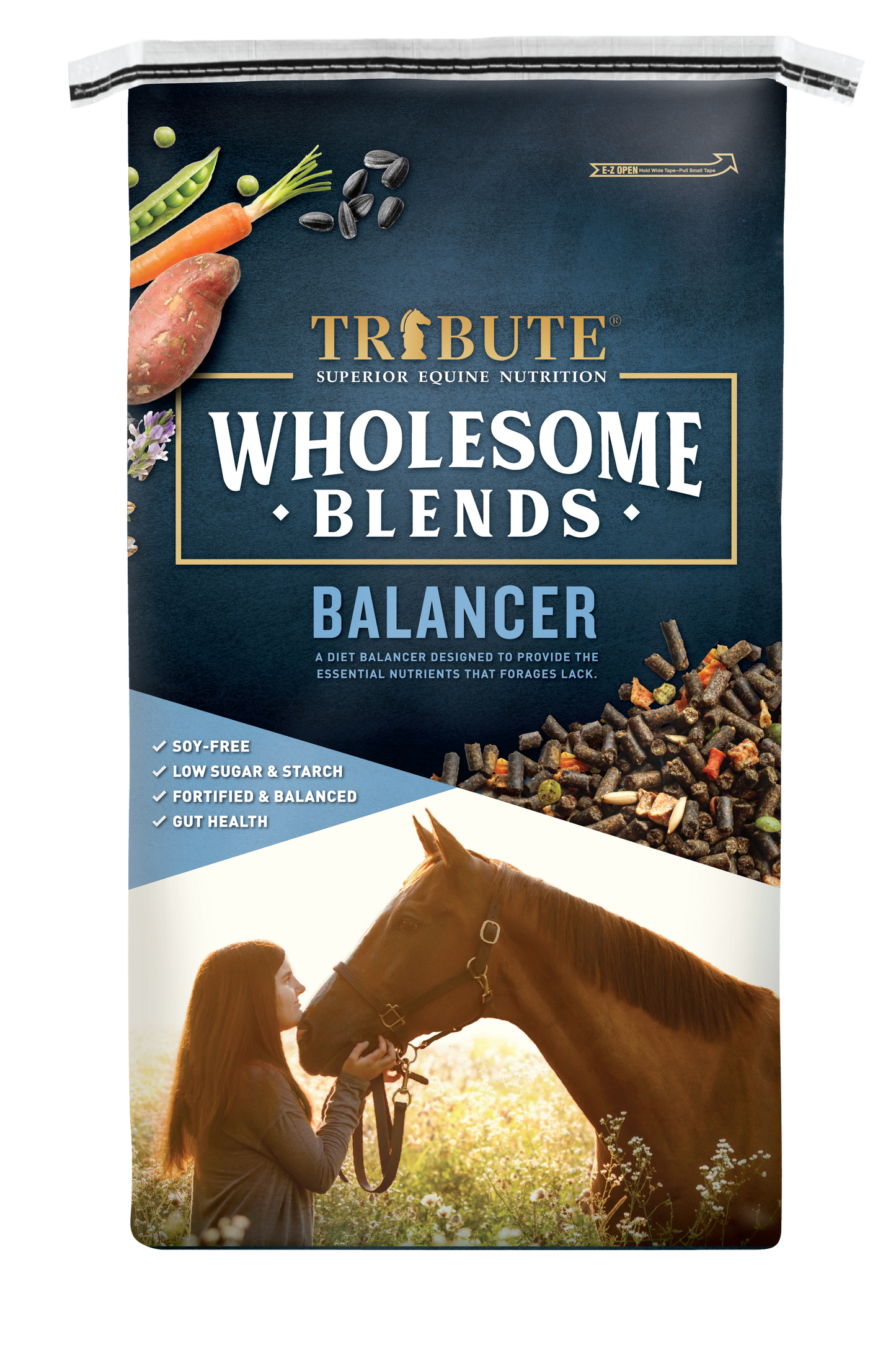Wholesome Blends® Balancer, Soy-Free, Textured, Low NSC Ration Balancer