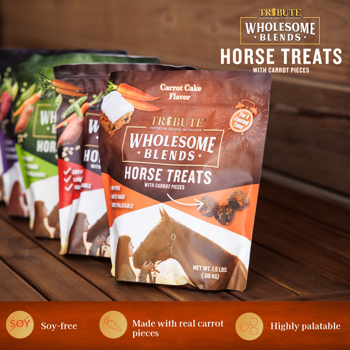 Carrot Cake Wholesome Blends® Horse Treats
