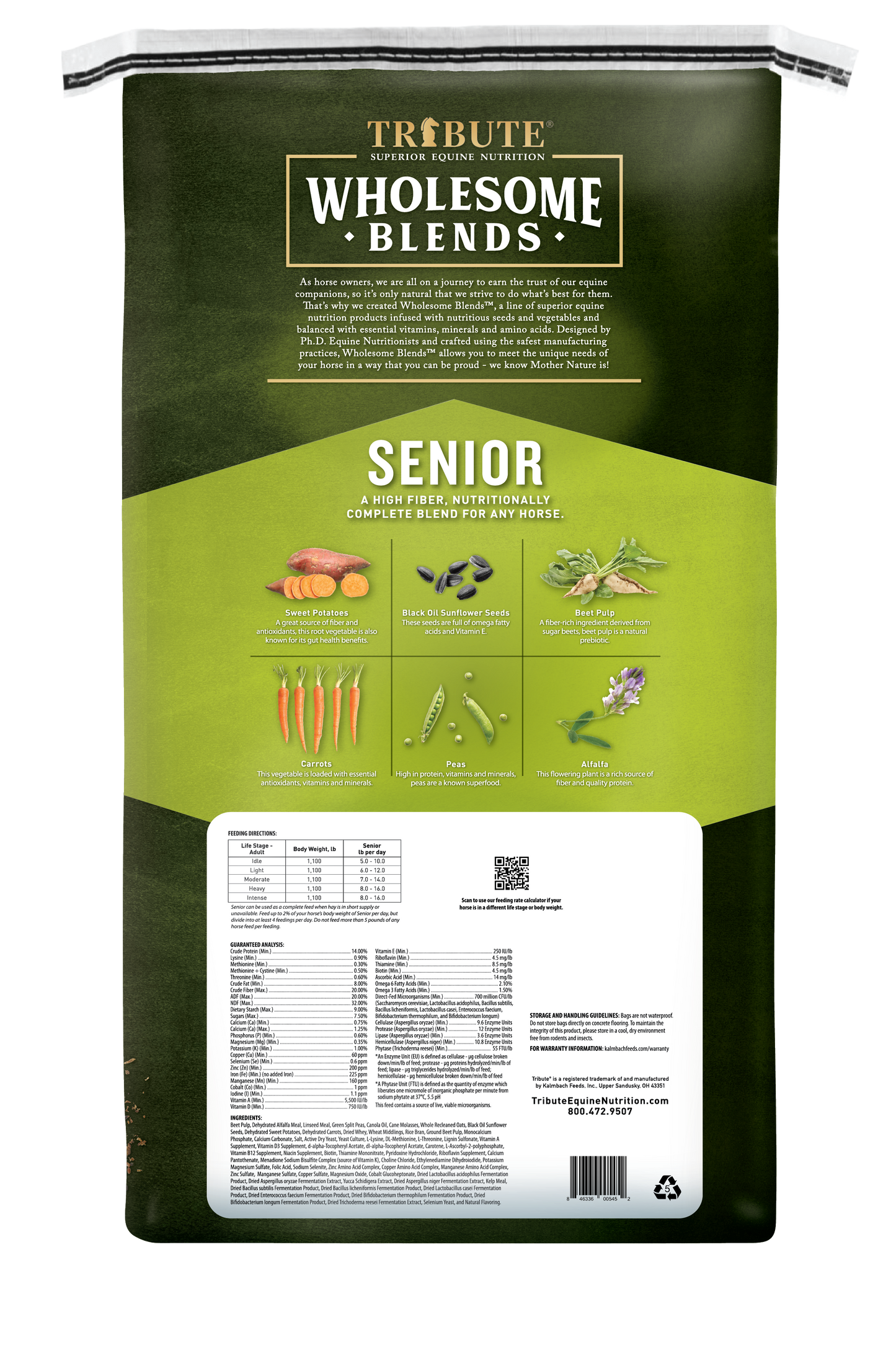 Wholesome Blends® Senior, Soy-Free, Textured, Low NSC Feed