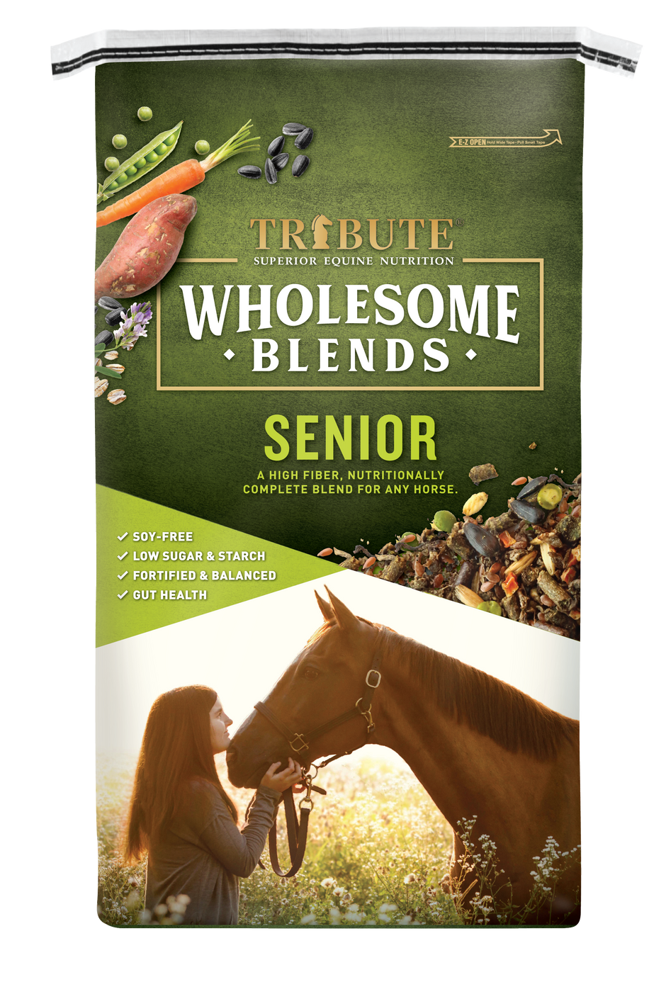Soy-Free Horse Feed for Sensitive Diets | Tribute Equine Nutrition