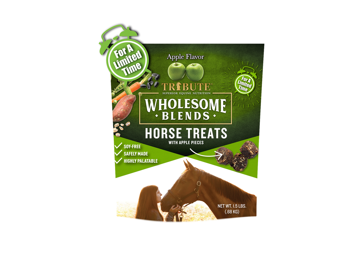 Wholesome Horse Treats Front