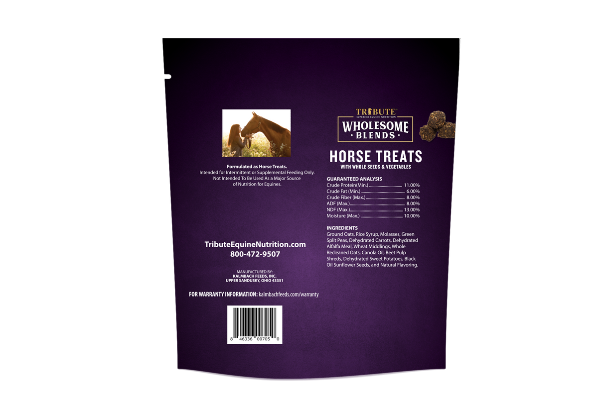 Wholesome Blends® Treats for Horses Tribute® Tribute Equine Nutrition