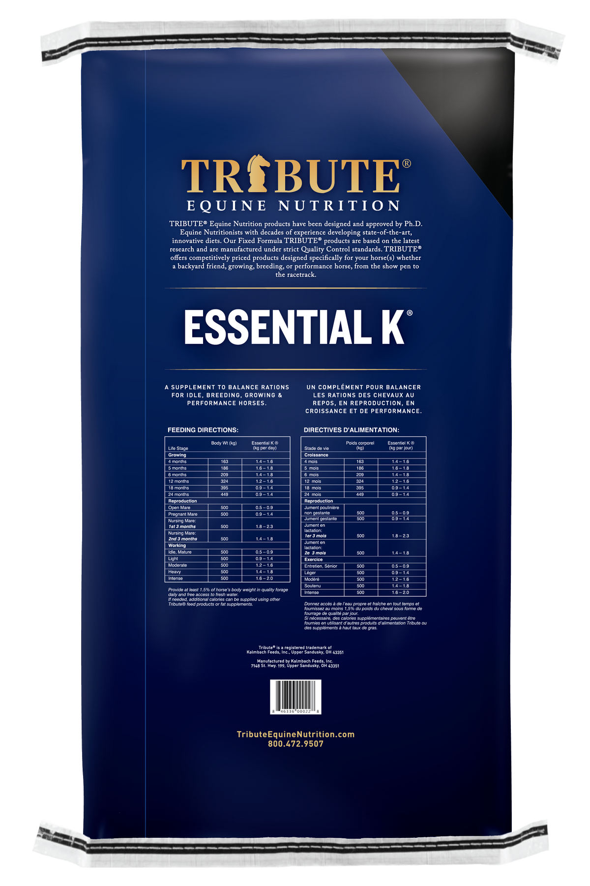 Essential K® (Canada), Pelleted, Low NSC Ration Balancer – Tribute ...
