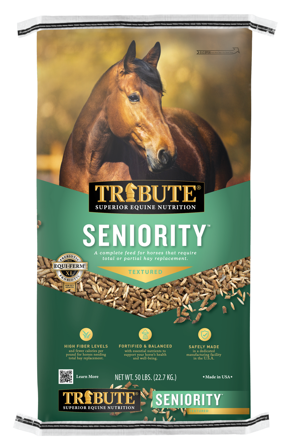 Seniority® Equine Feeds for Senior & Older Horses - Tribute®